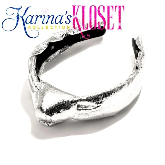 Alicia Bonnie Precious Silver Metals Collection Headband Alicia Bonnie The Precious Metals Collection Headband  main image 3